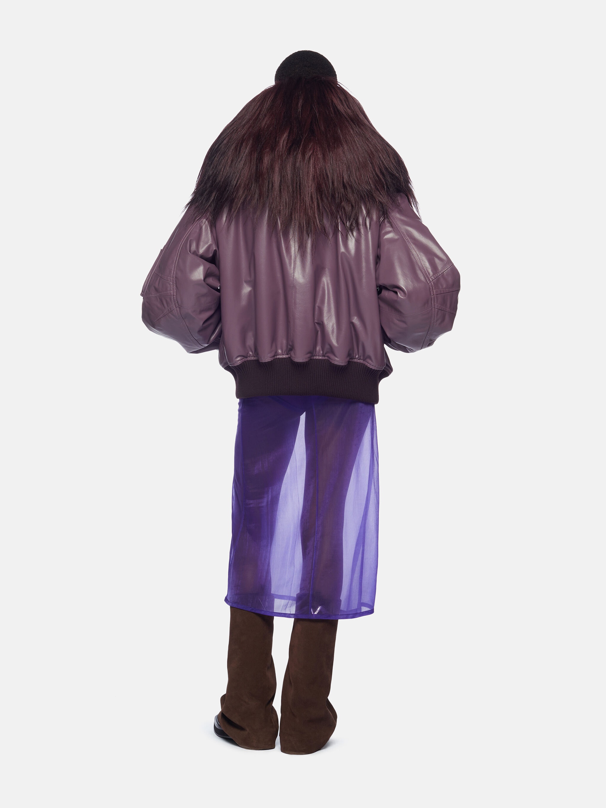 ''ANJA'' MAUVE BOMBER - 3