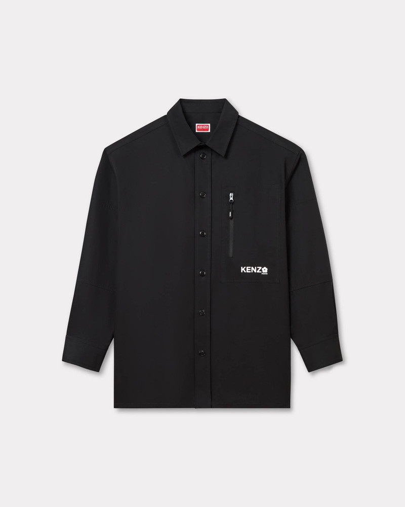 'Boke Flower 2.0' oversied shirt in technical cotton 1