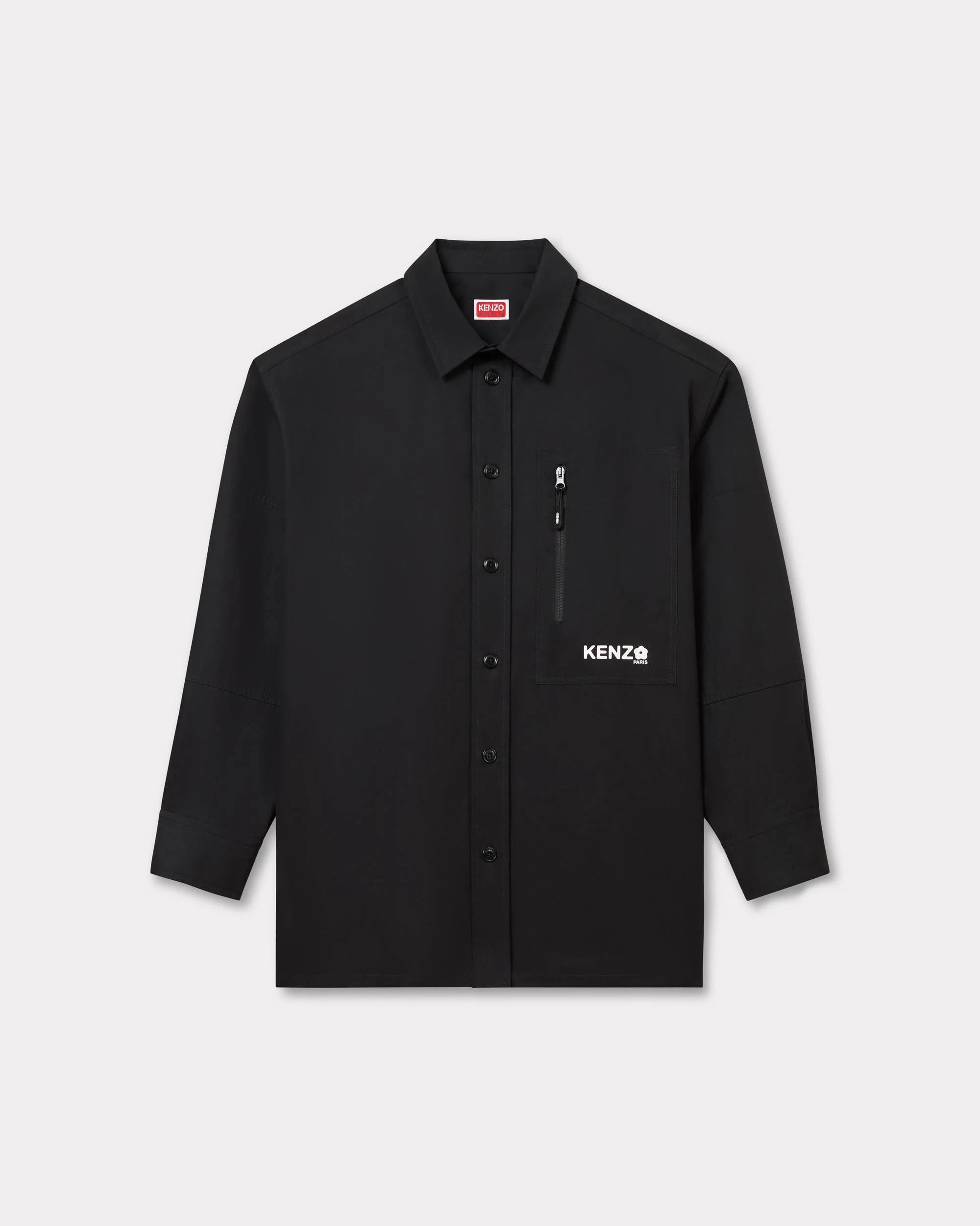 'Boke Flower 2.0' oversied shirt in technical cotton - 1