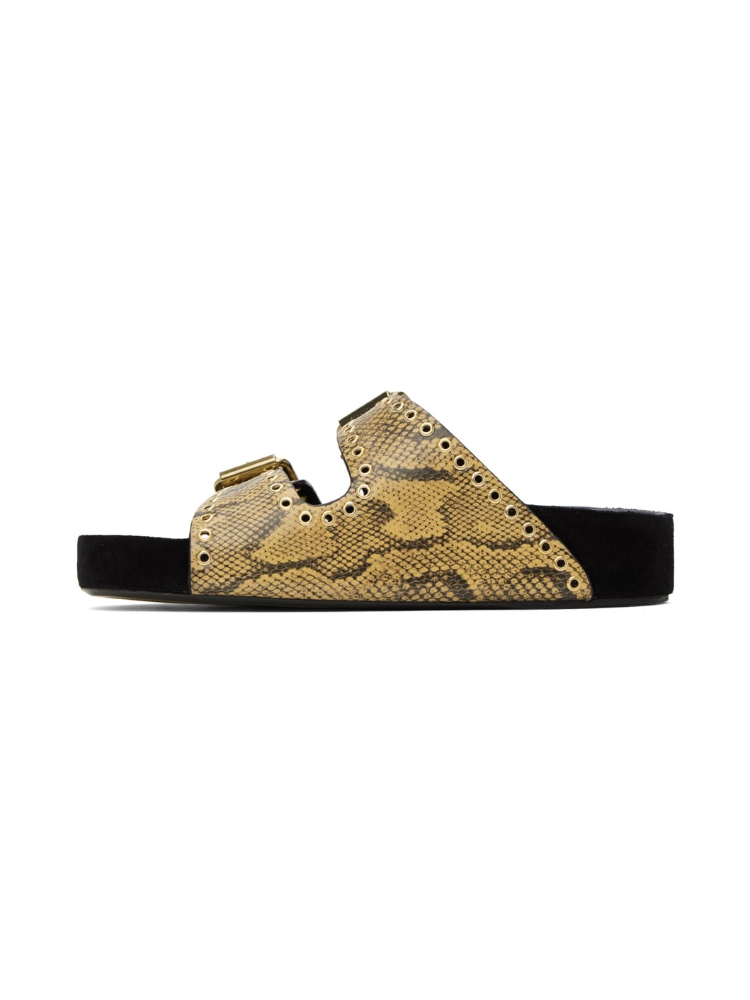 Tan Lennyo Buckle Sandals - 3
