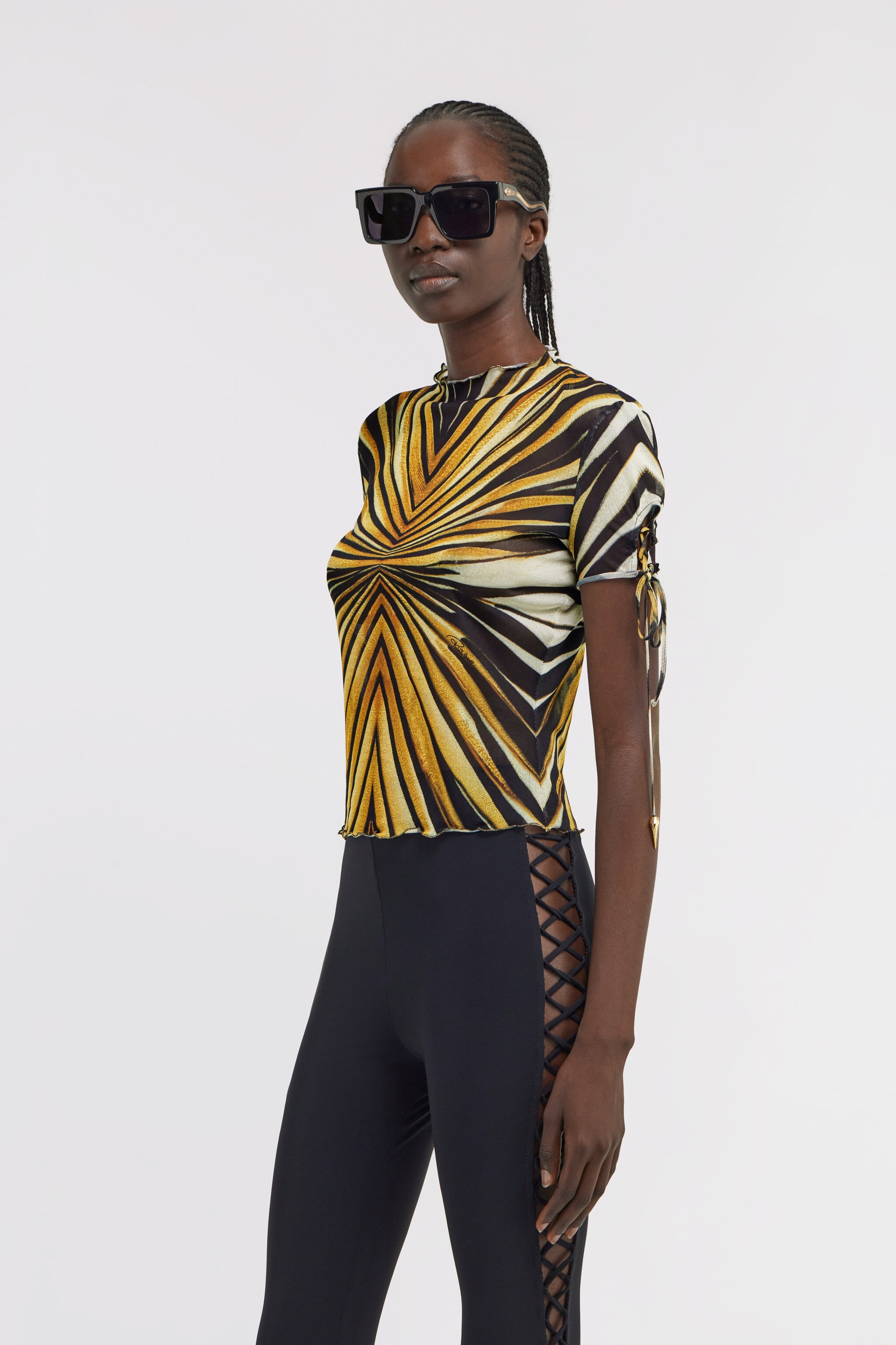 Ray Of Gold Print T-shirt - 5
