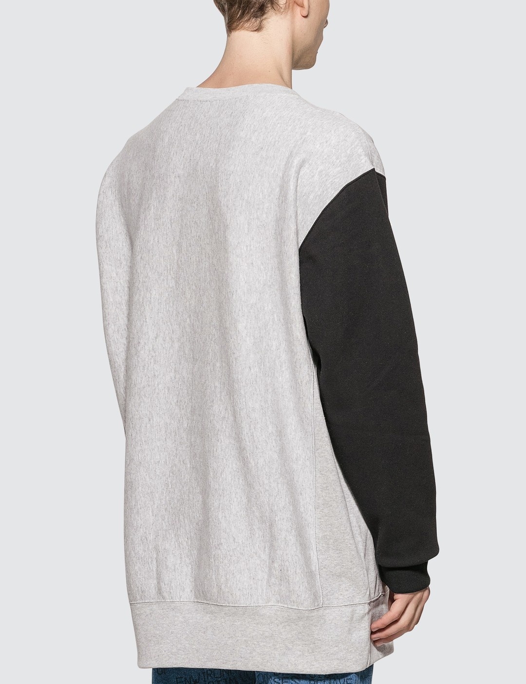 COLOR BLOCK CREWNECK SWEATSHIRT - 3