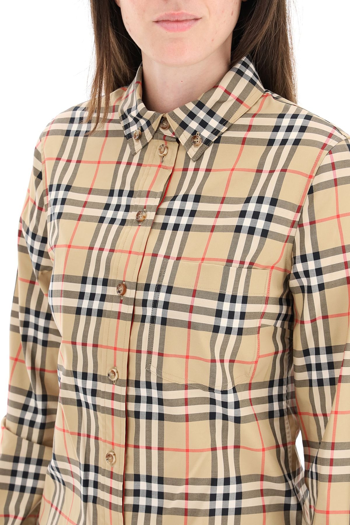 VINTAGE CHECK SLIM SHIRT - 5