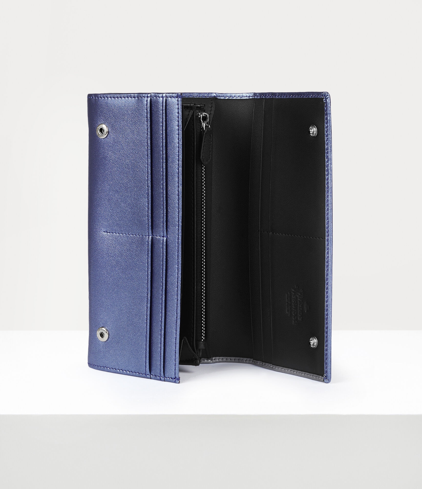 PEARLISED LEATHER LONG CARD HOLDER - 3