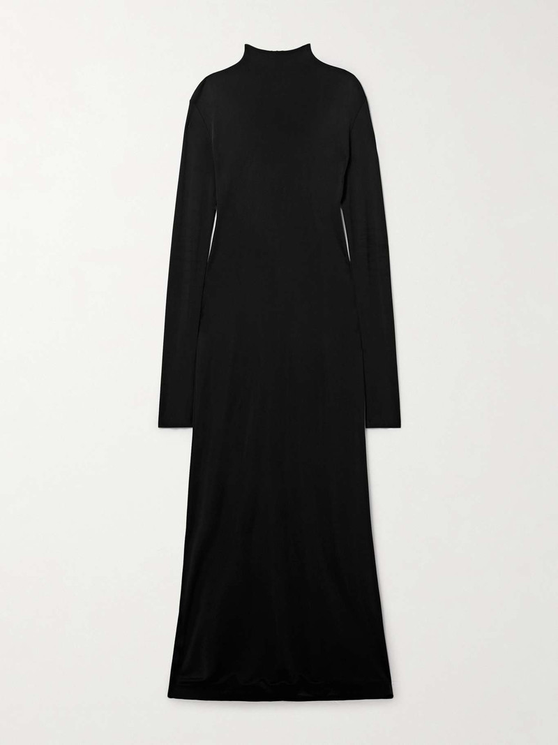 Norla jersey turtleneck gown - 1