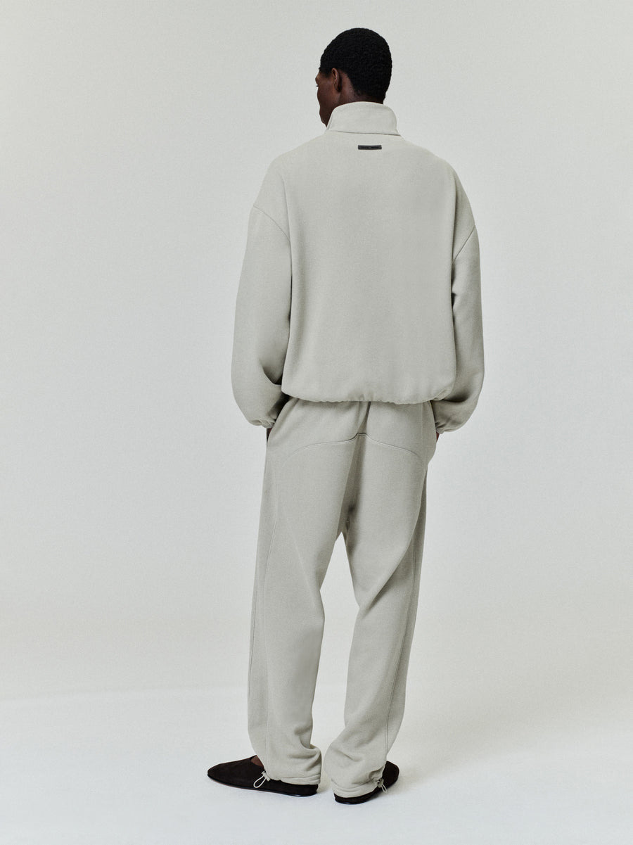 Relaxed Fleece Sweatpant With Piping - 4