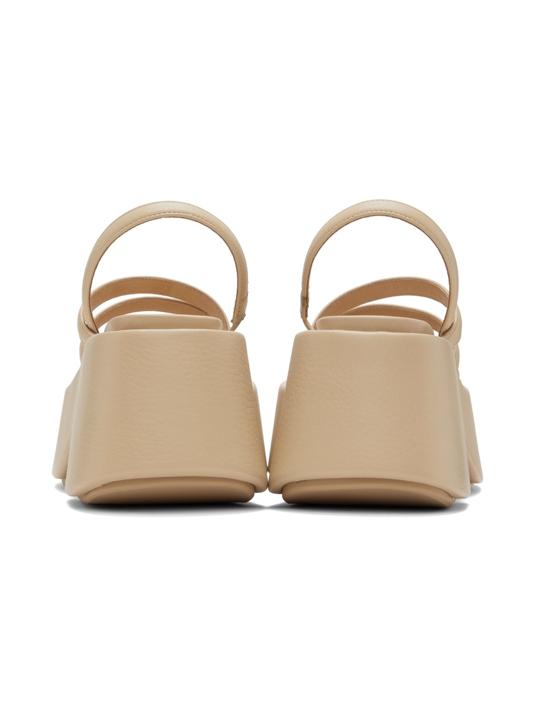 Beige Zeppo Sandals - 2