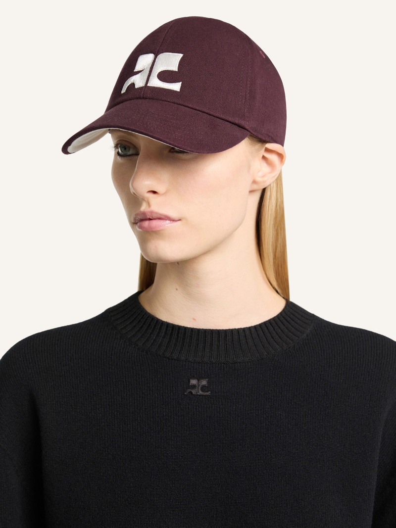 courrèges AC LOGO COTTON CAP outlook