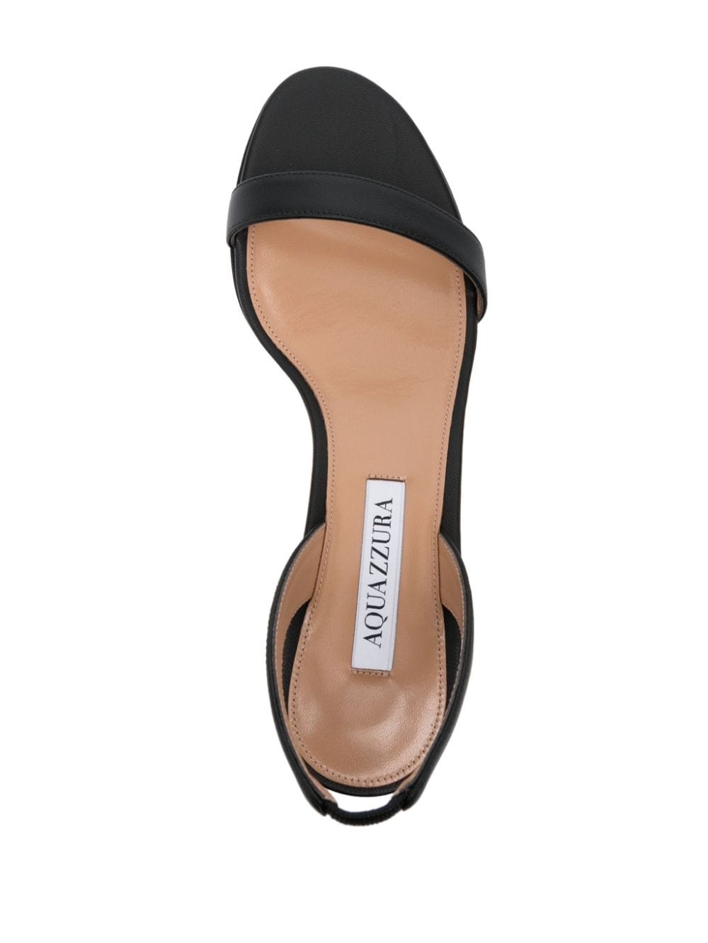 So Nude 50mm leather sandals - 4
