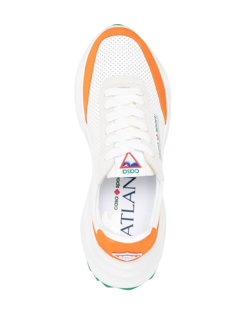 Atlantis perforated lace-up sneakers - 4