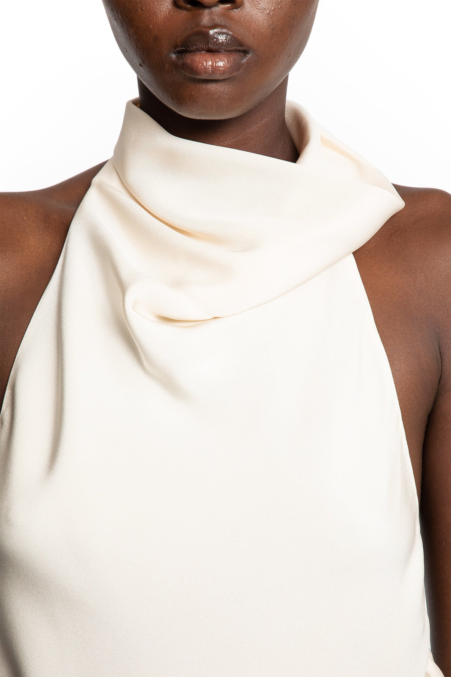 Halterneck-Silk-Cocktail-Dress - 4