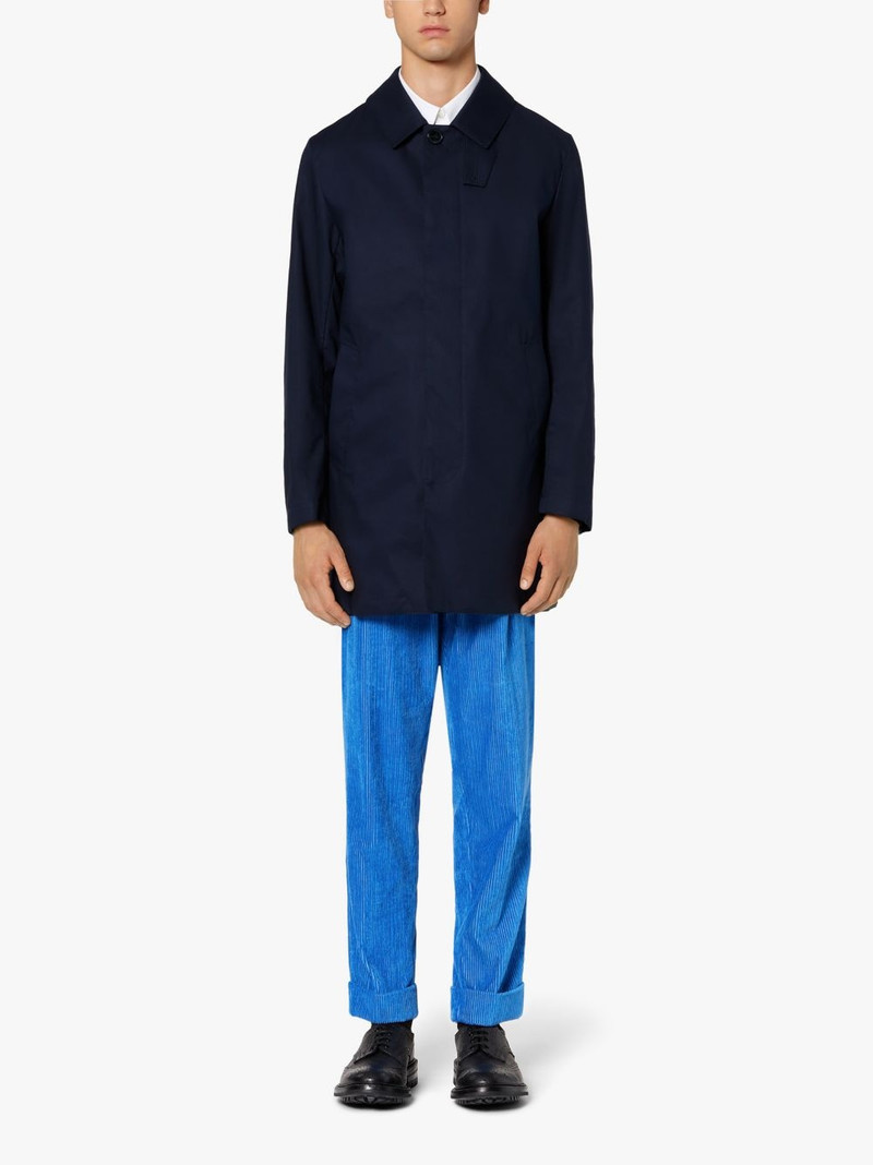 CAMBRIDGE NAVY RAINTEC COTTON SHORT COAT | GMC-100 1