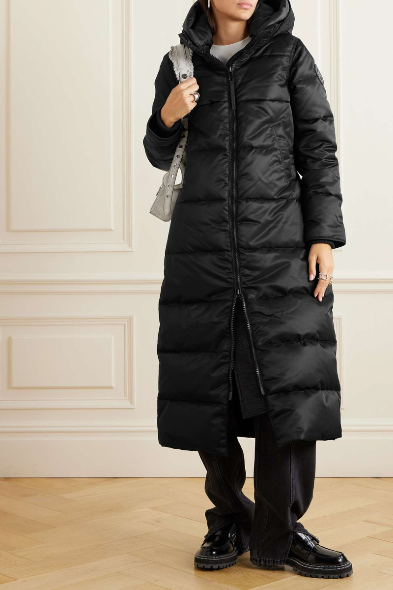 Mystique nylon quilted down coat 3