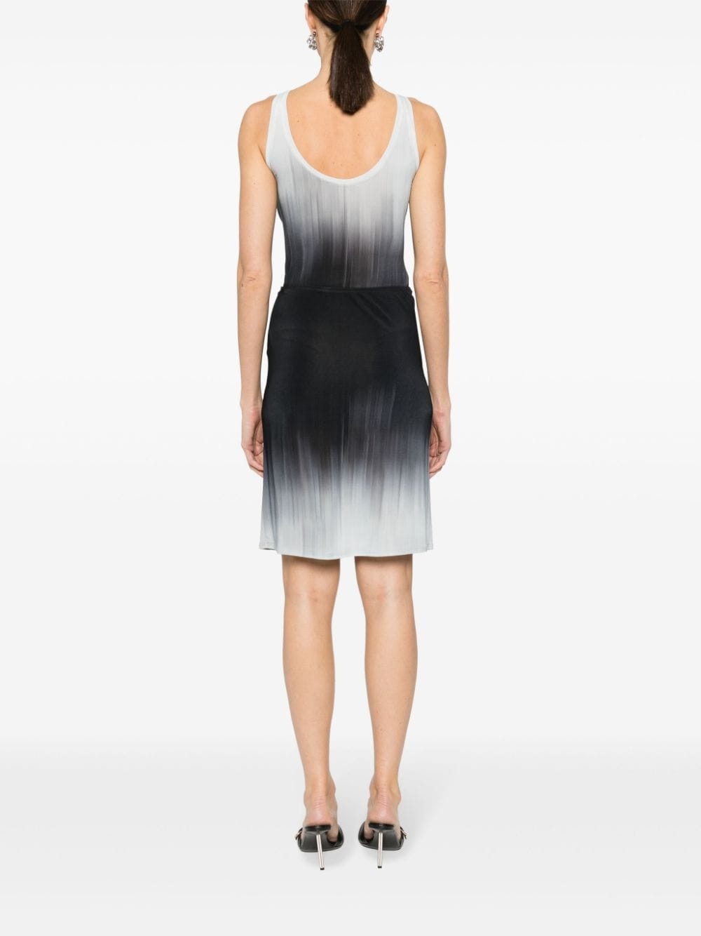 ombrÃ©-effect sleeveless dress - 4