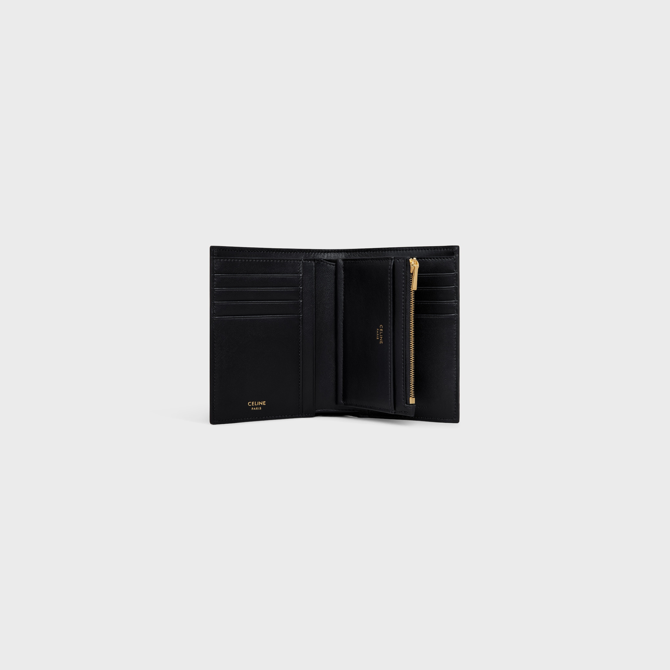 WALLET WITH COIN PURSE in Shiny Calfskin - 4