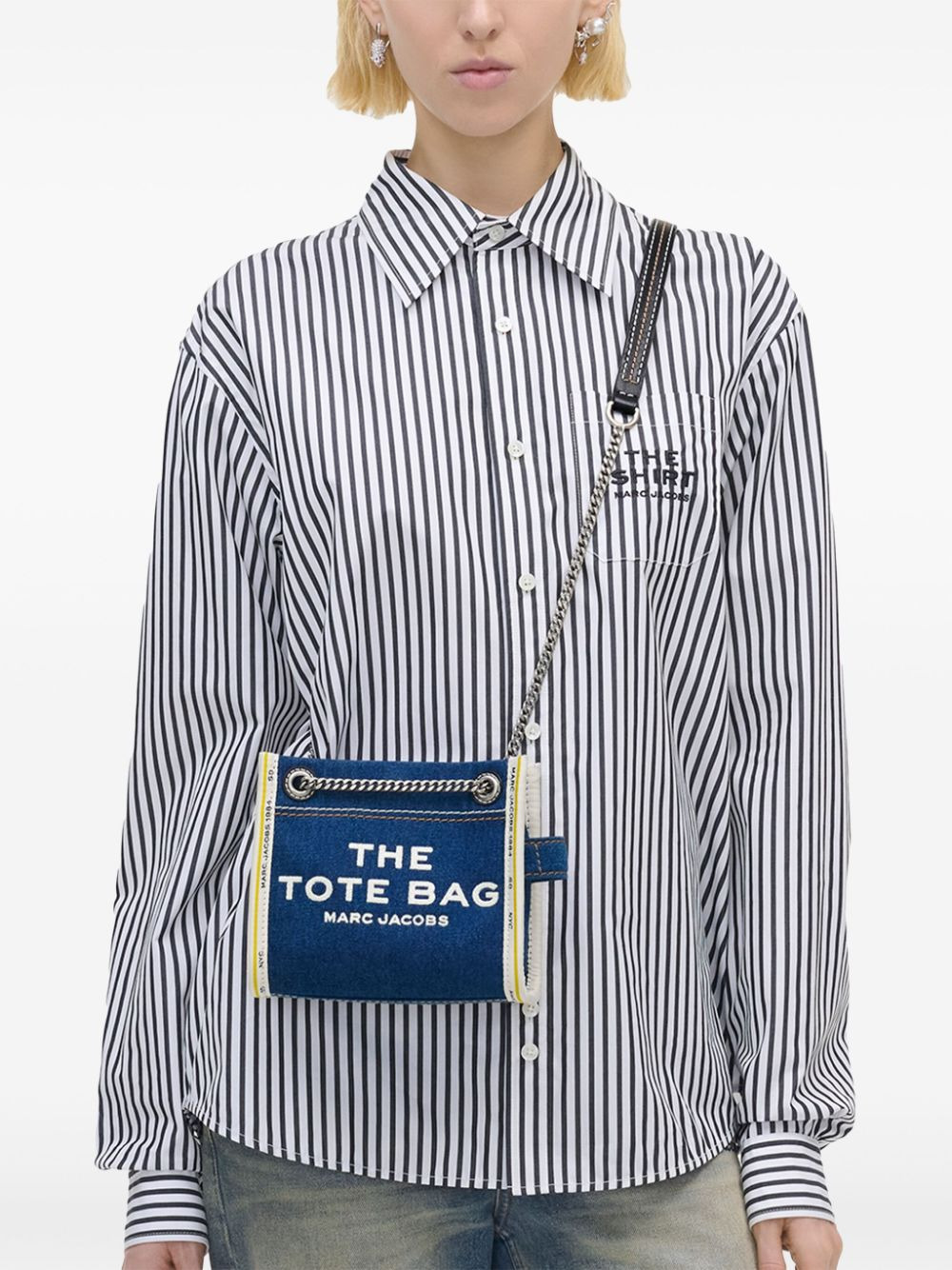 MARC JACOBS - Women The Denim Chain Tote Bag - 2