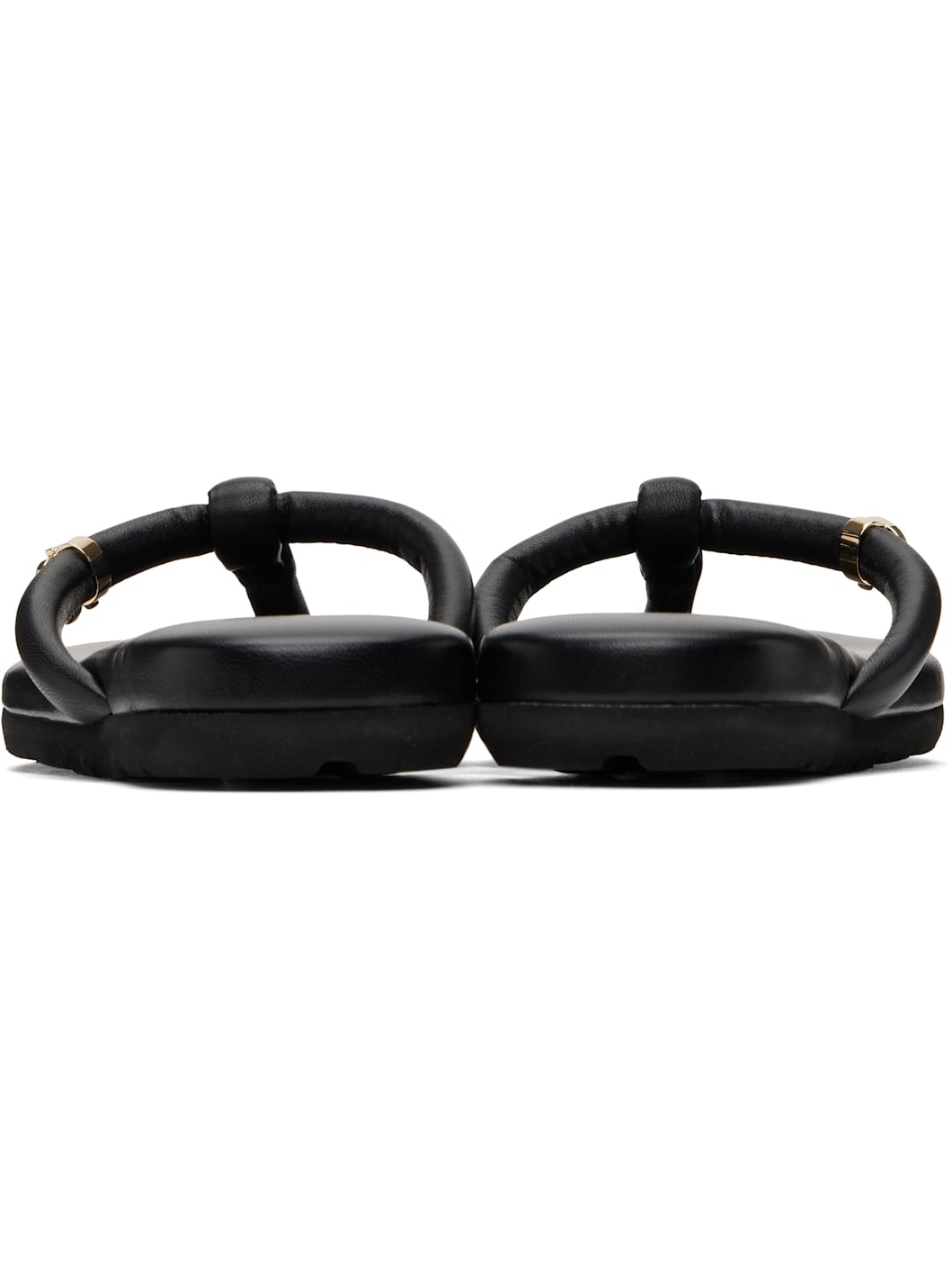 Black Fiji Nappa Sandals - 2