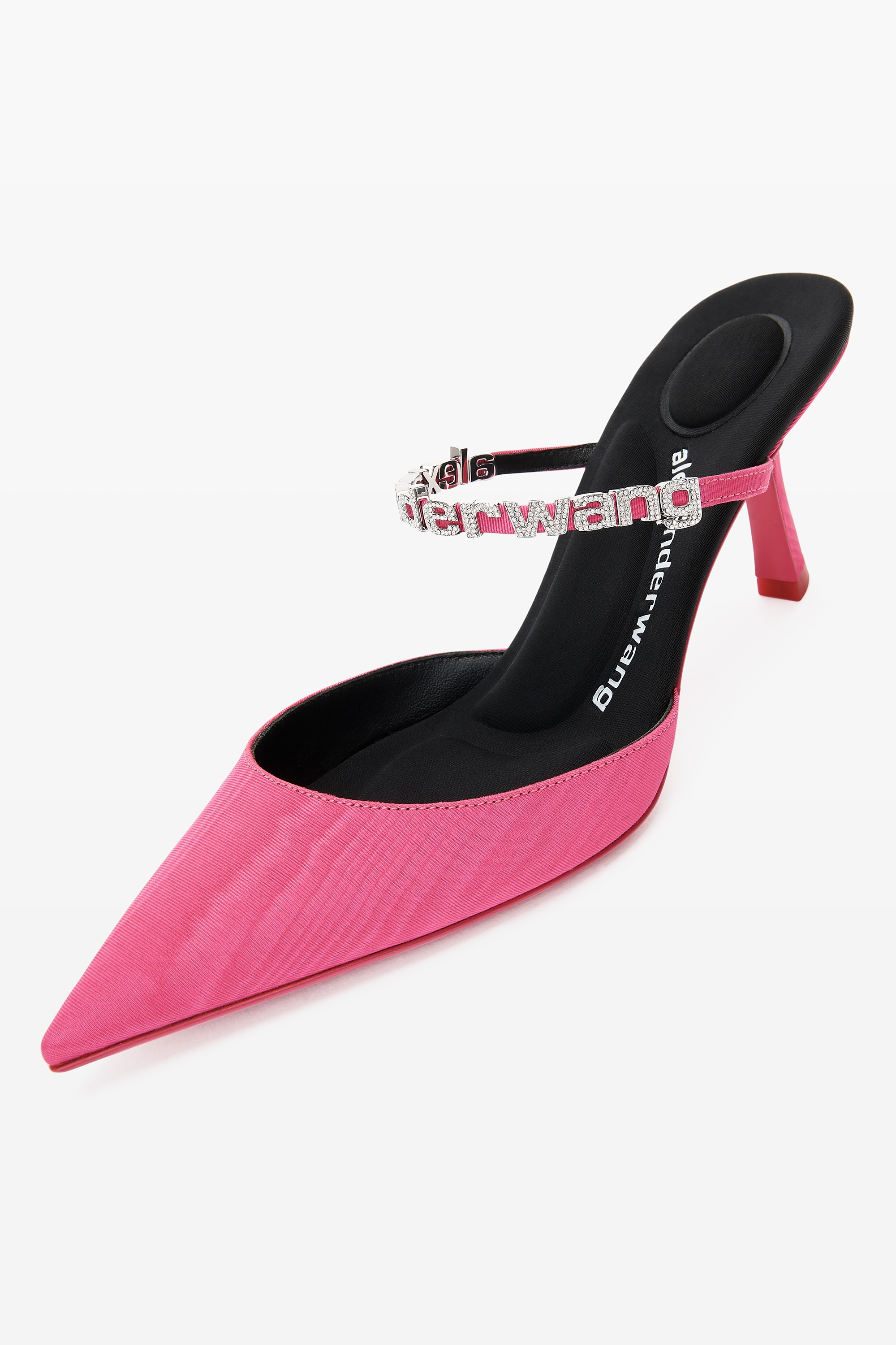 DELPHINE 65 LOGO STRAP MULE IN VISCOSE - 4