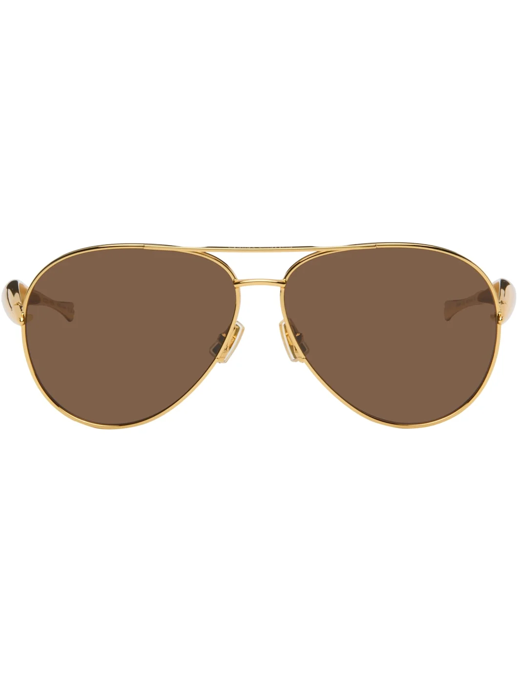 Gold Sardine Aviator Sunglasses - 1