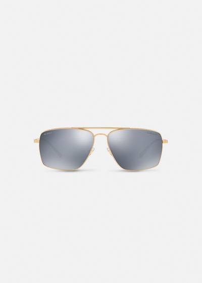 VERSACE Greca Square Polarized Sunglasses outlook