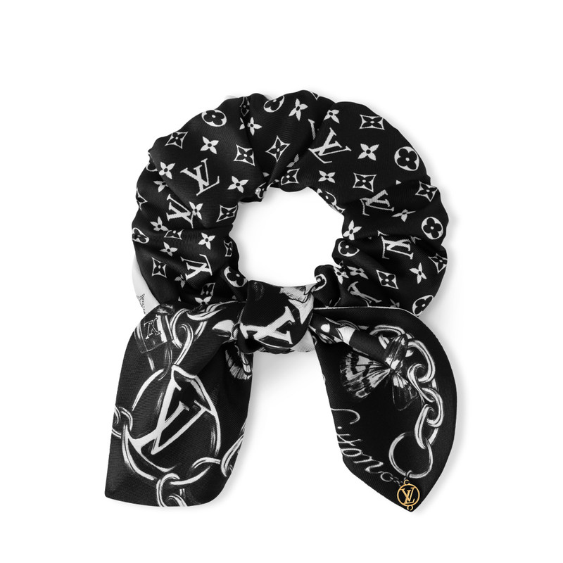 Blooming Monogram Scrunchy 1