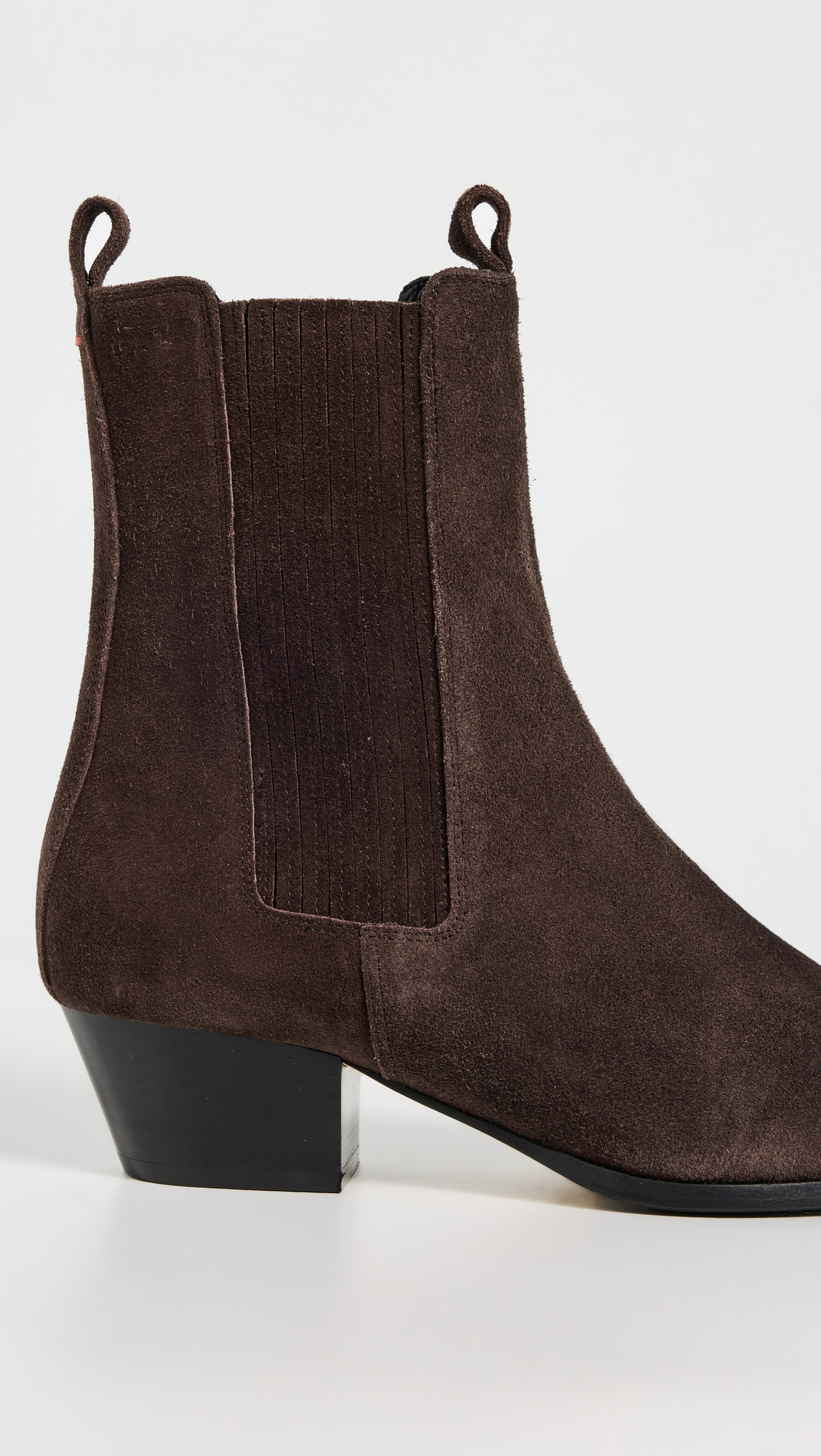 Agata Cow Suede Leather Moka Boots - 5