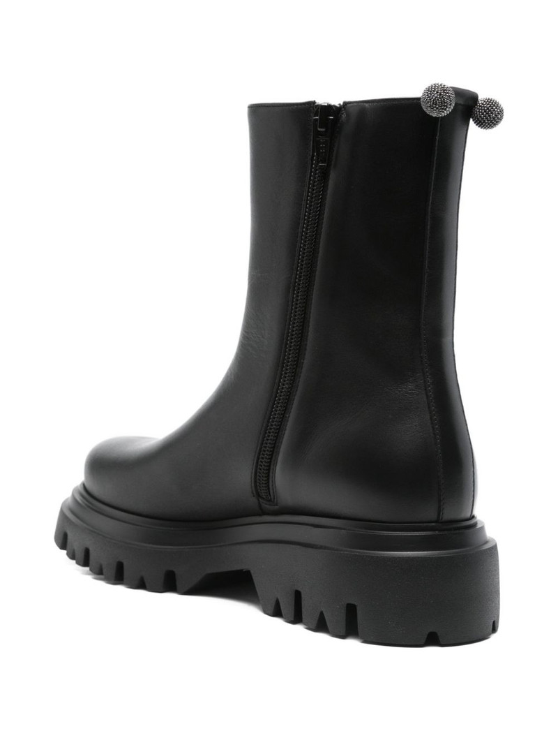 leather side-zip boots 3