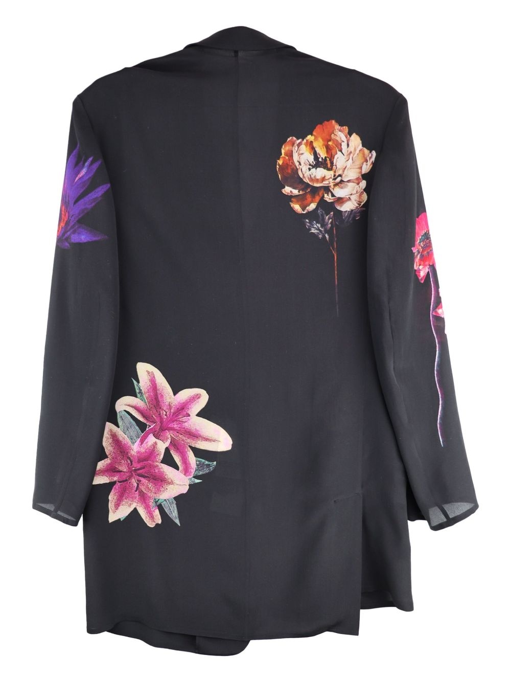 floral-print jacket - 2