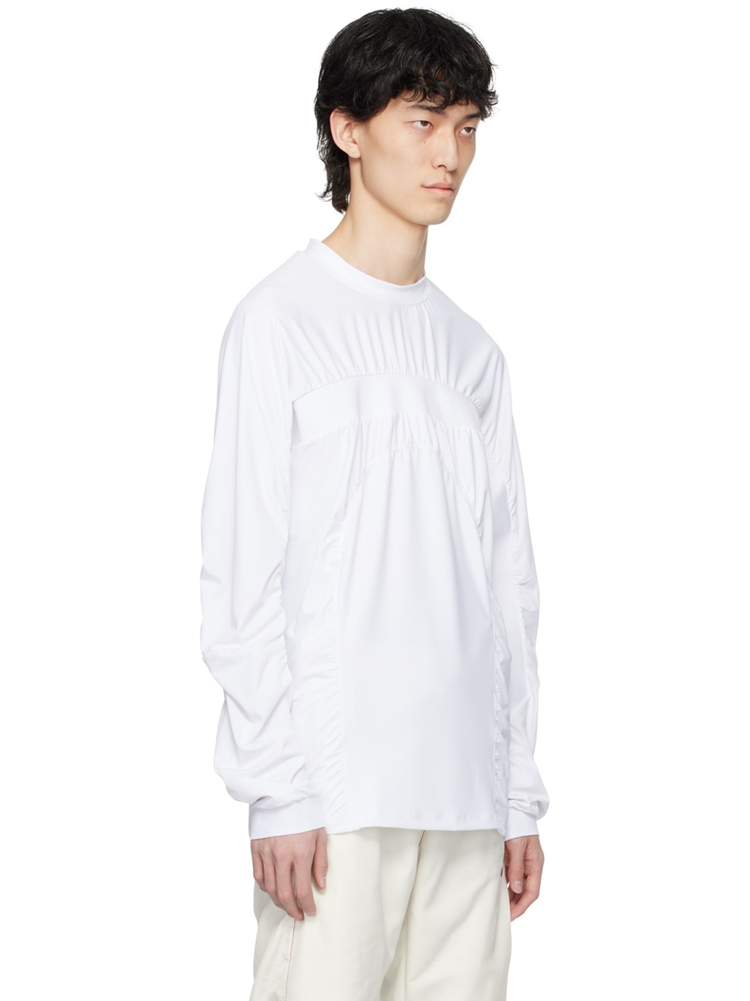 White Reebok Edition Long Sleeve T-Shirt - 2