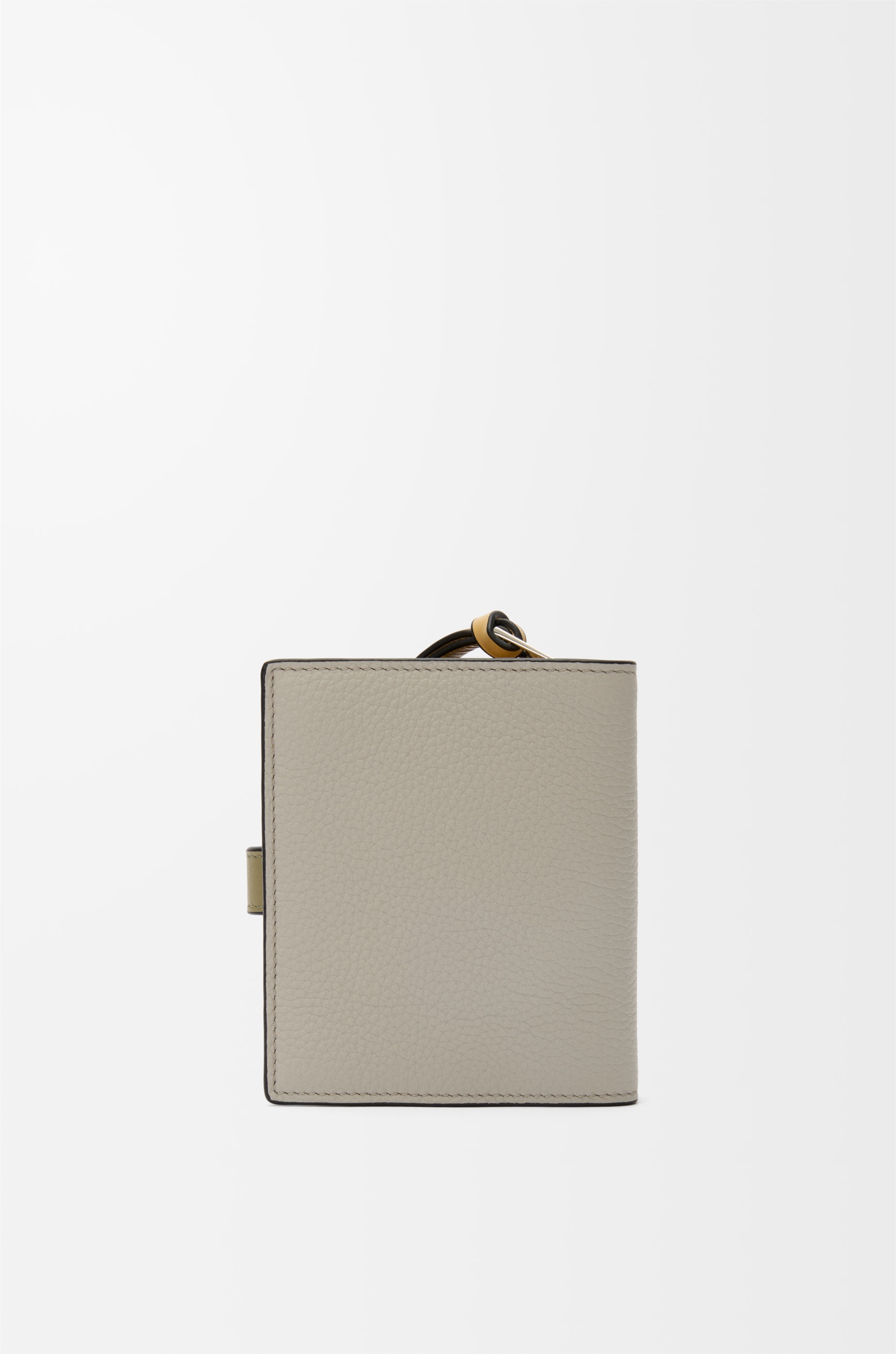 Compact zip wallet in soft grained calfskin - 4