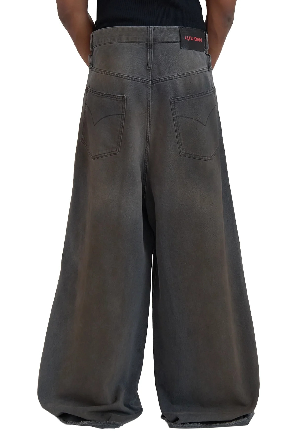 Lu'u Dan  Dumpster Denim Jeans Grey - 2