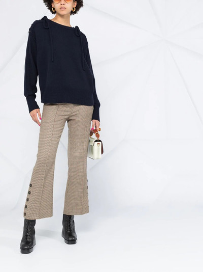 See by Chloé laced-shoulder sweater  outlook