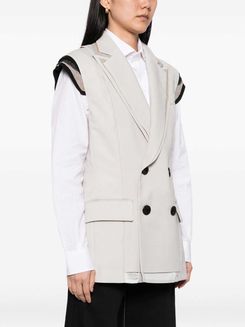 double-breasted gilet - 3