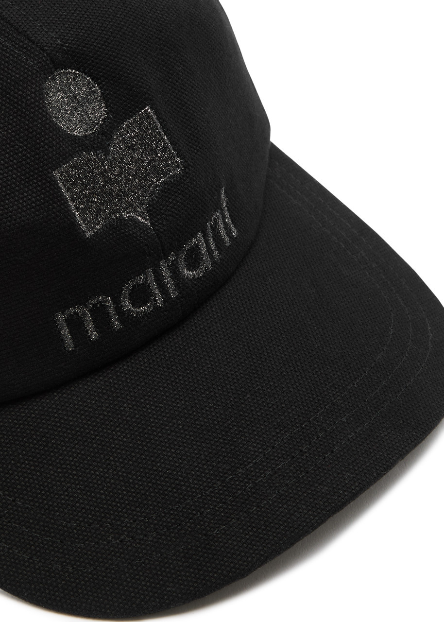 Isabel Marant étoile Tyron Metallic-logo Canvas cap - 3