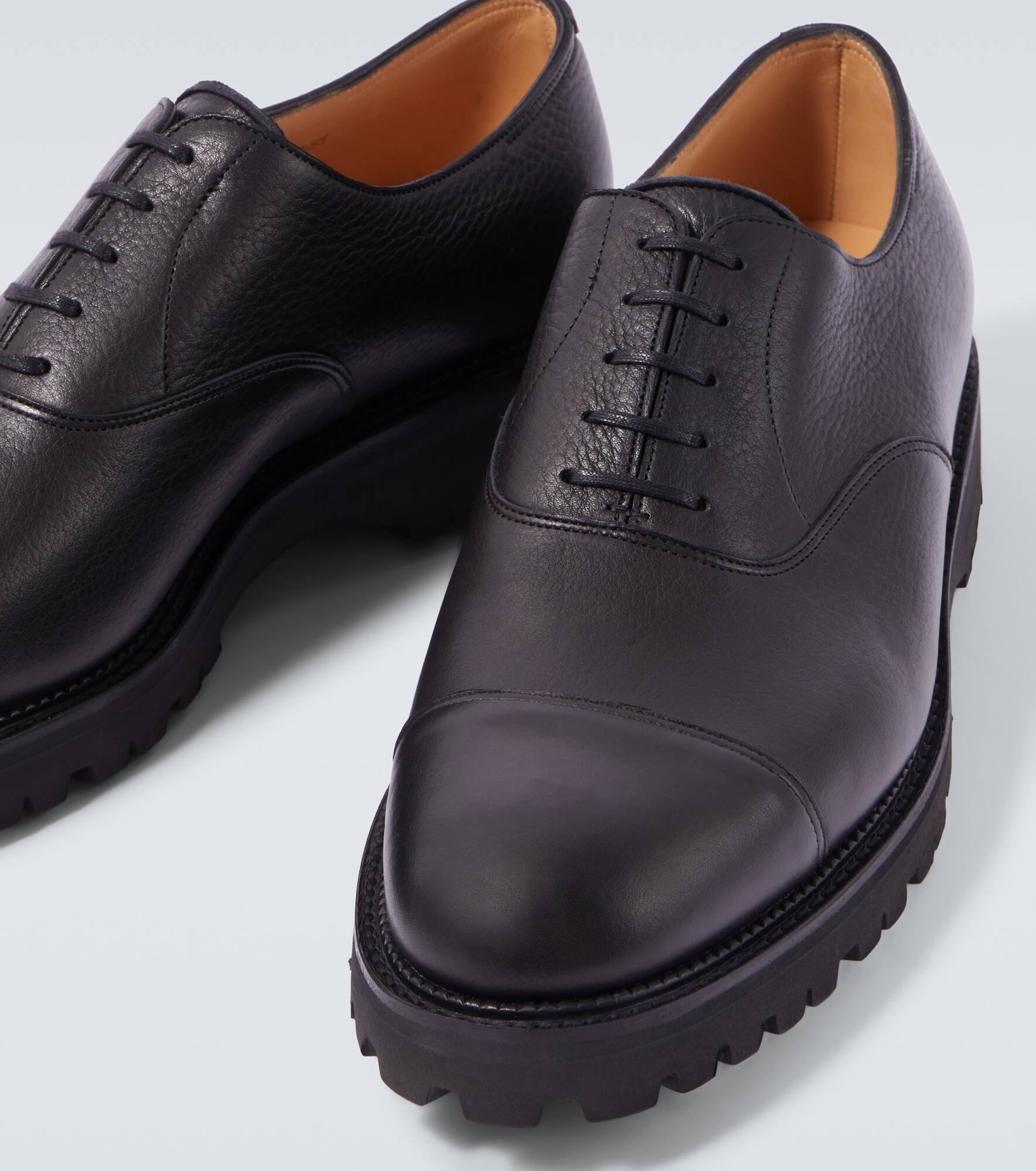 Leather Oxford shoes - 3