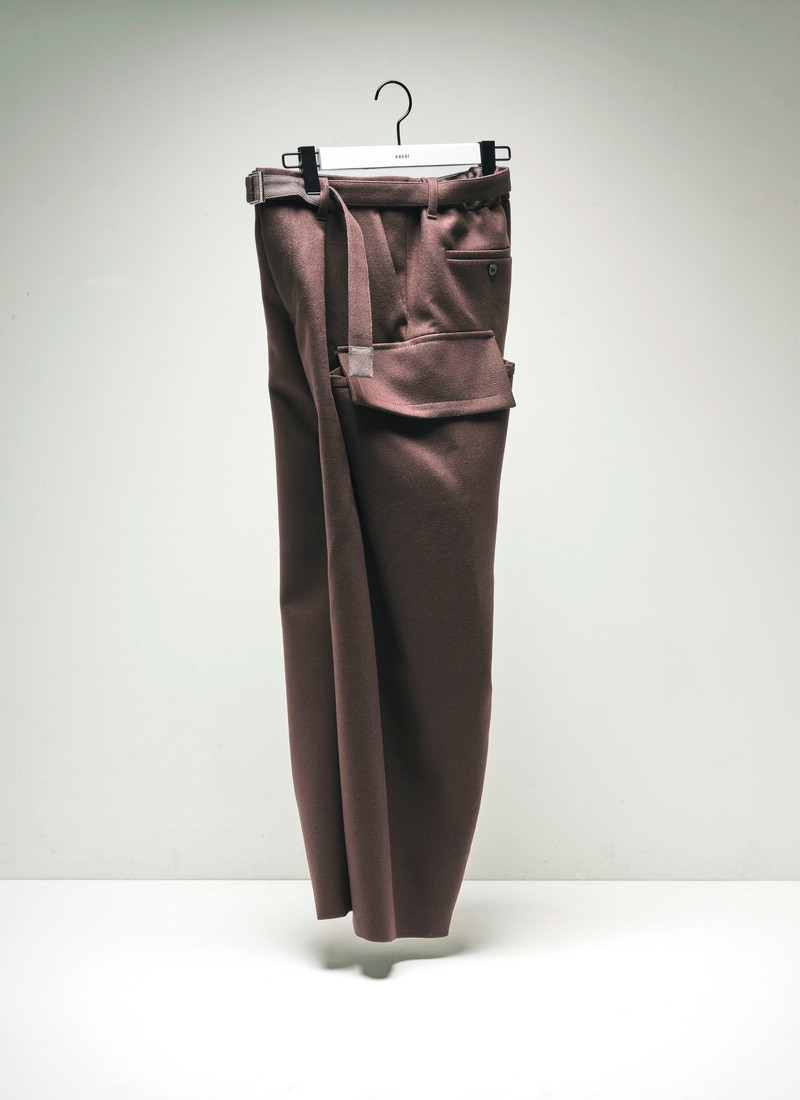 Wool Melton Pants 1