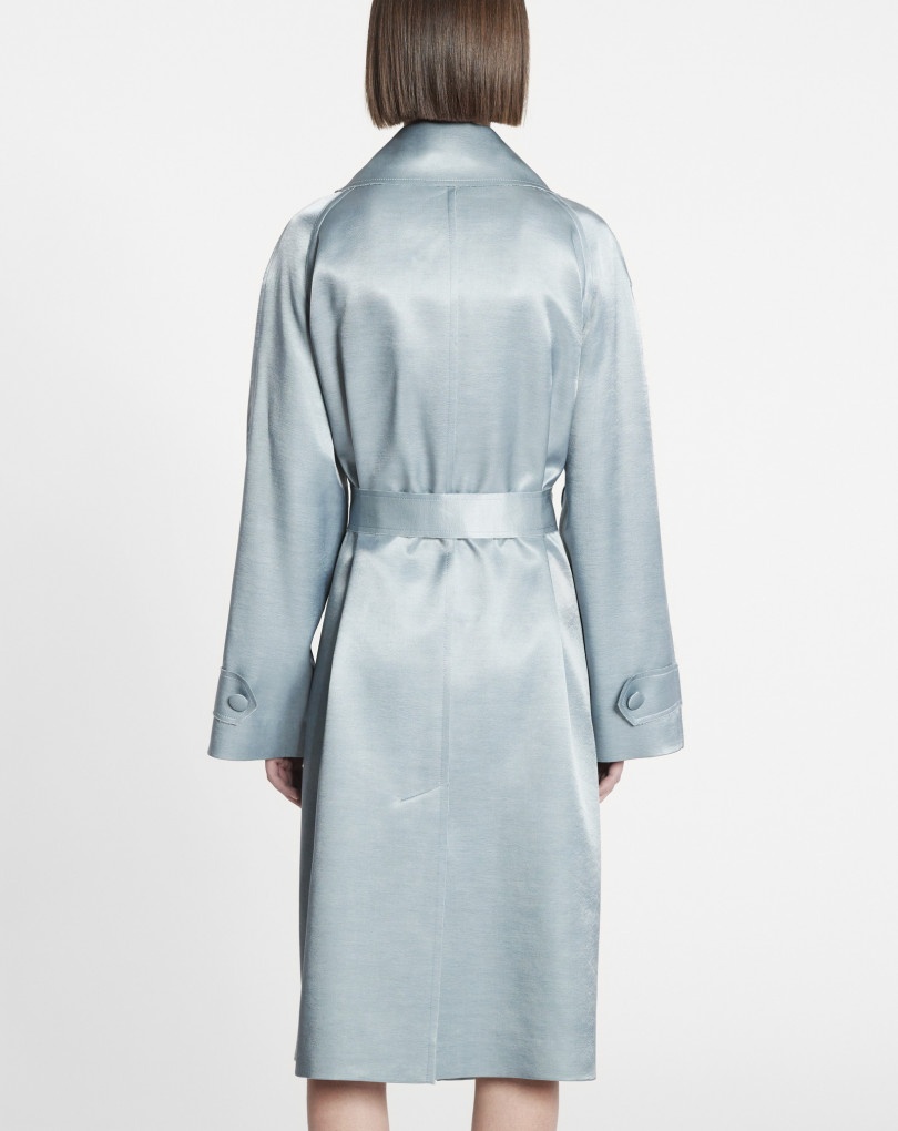 SATIN TRENCH COAT - 4