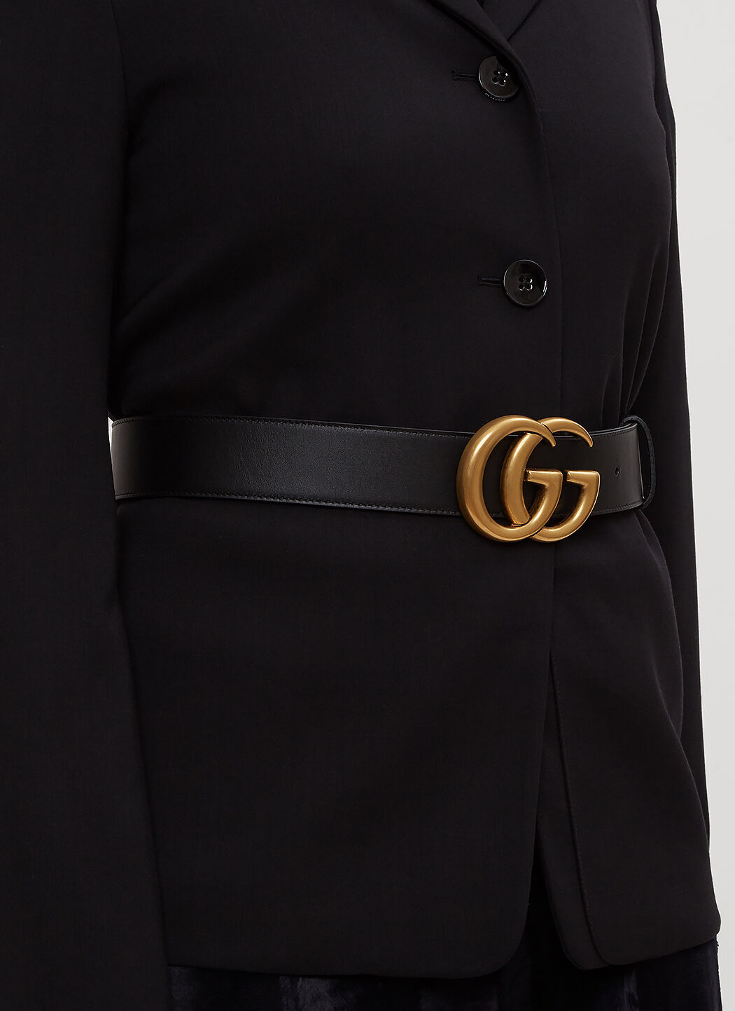 GG Marmont Leather Belt - 2