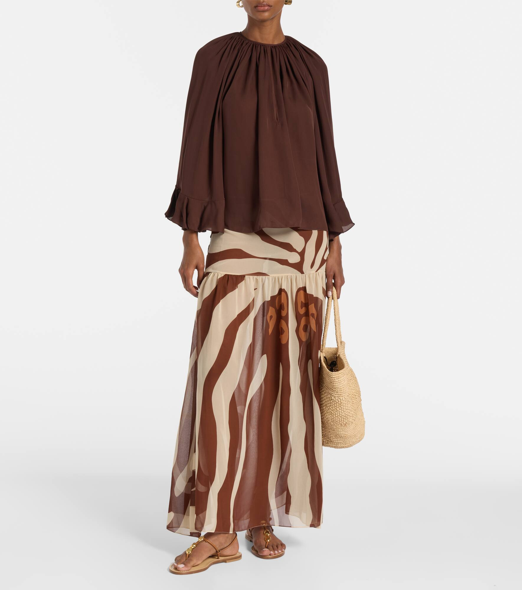 Bohemia printed midi skirt - 2