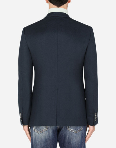 Dolce & Gabbana Cashmere and silk Martini-fit jacket outlook