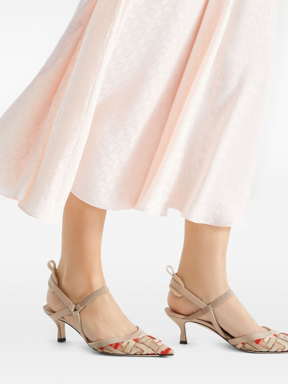 Colibrì FF-motif slingback pumps - 5
