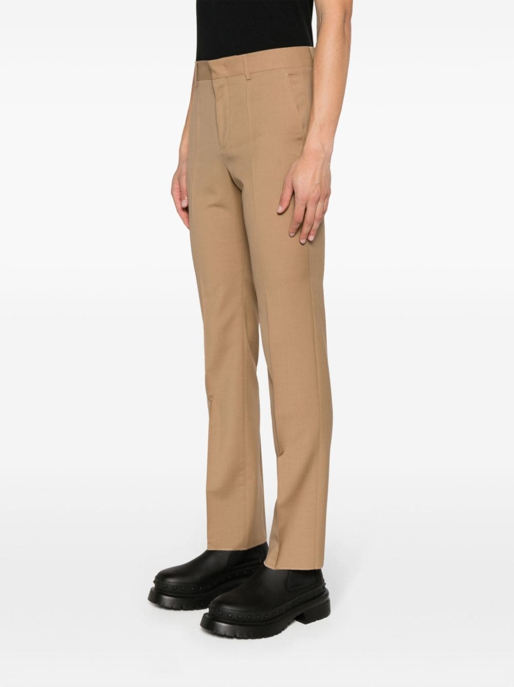 wool-blend trousers - 3