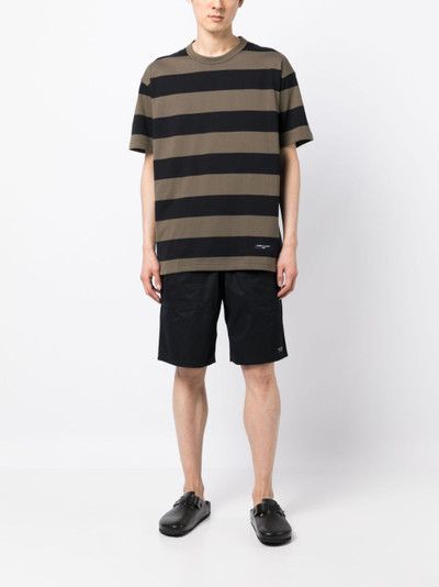 Comme des Garçons Homme logo-patch track shorts outlook