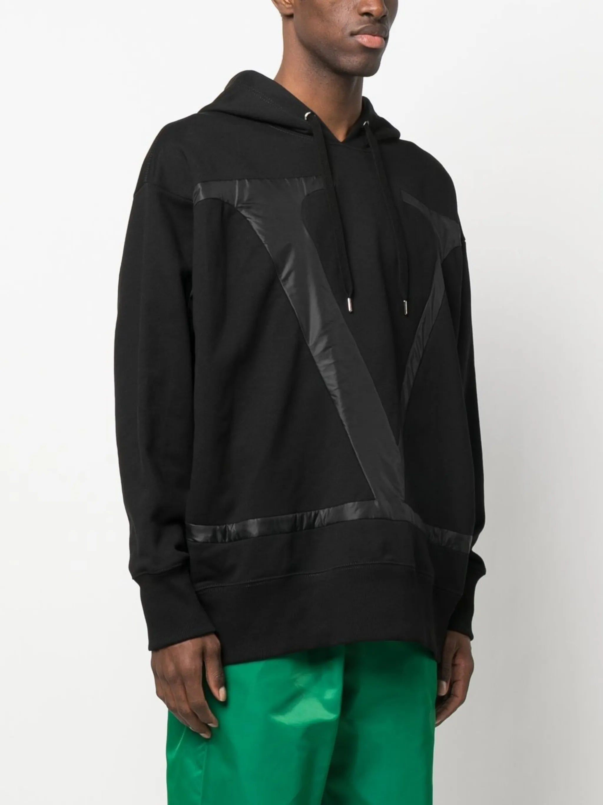 logo-detail drawstring hoodie - 3
