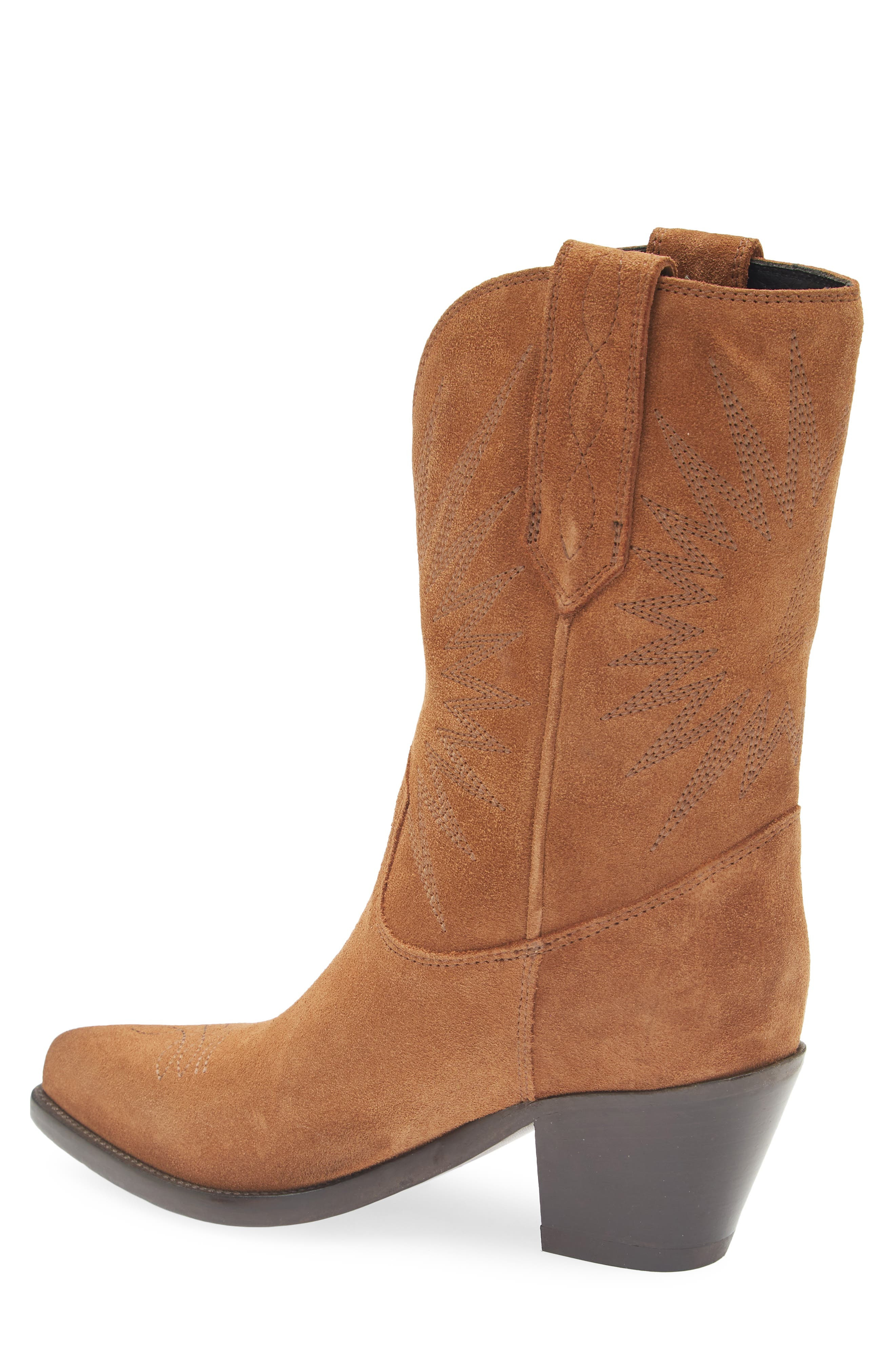 Golden Goose Wish Star Pointed Toe Western Boot in Tan at Nordstrom - 2