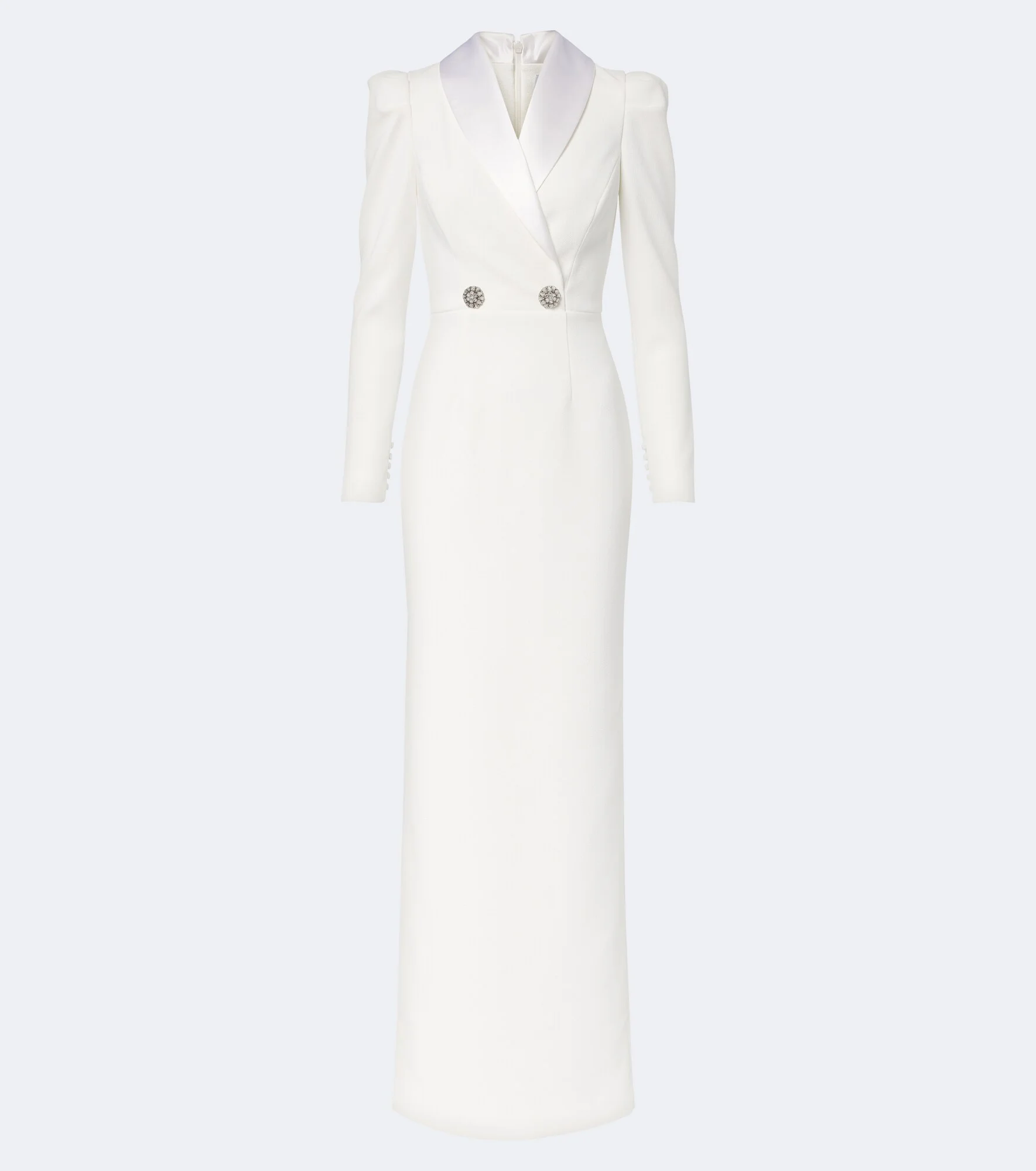 Symphony embellished crêpe gown - 1