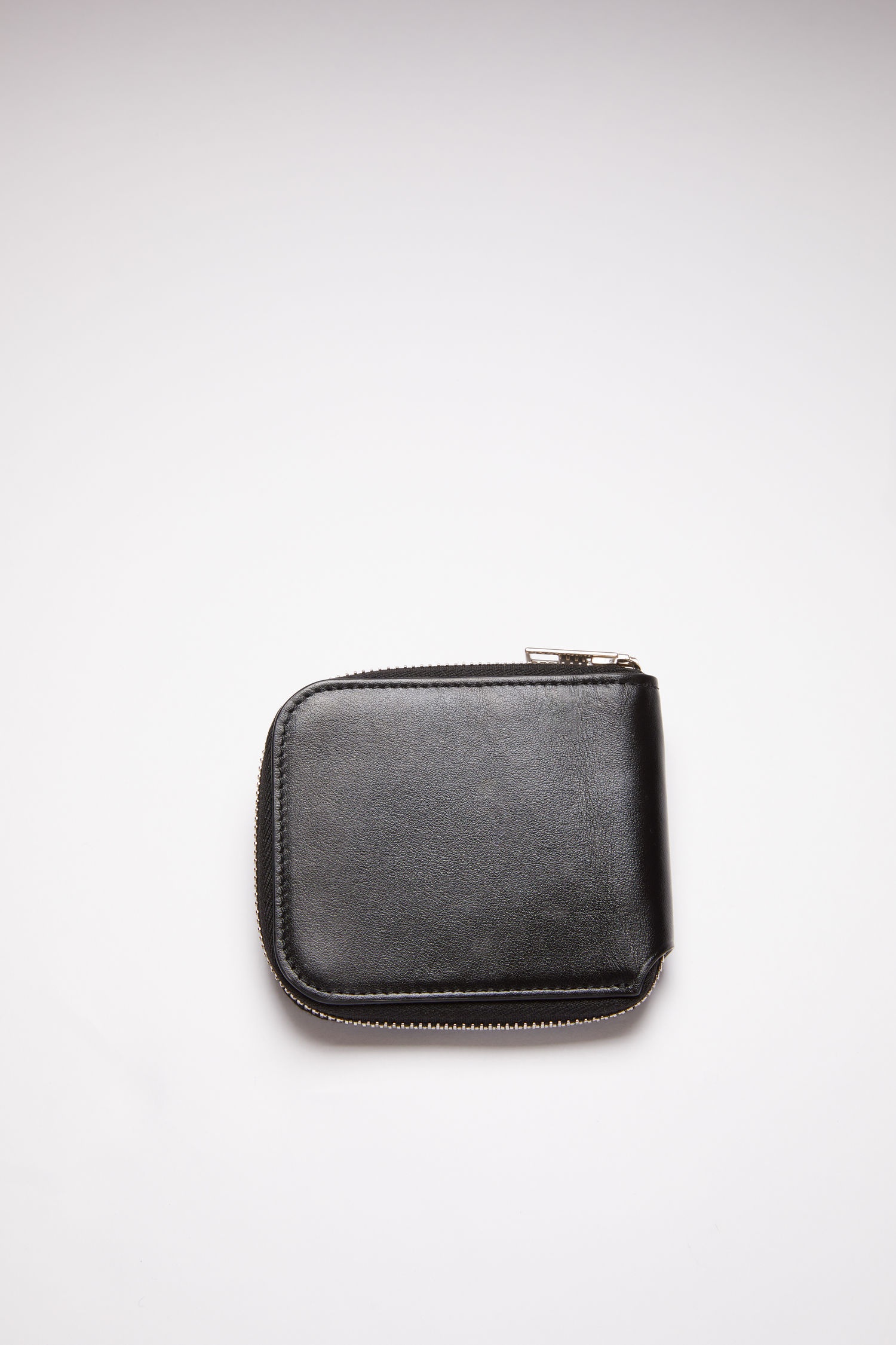 Compact zip wallet - Black - 2