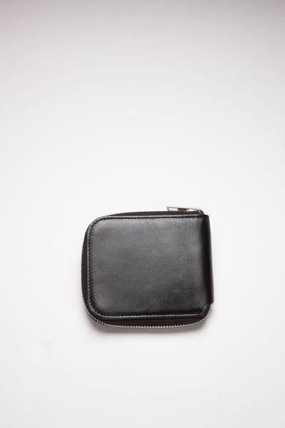 Acne Studios Compact zip wallet - Black outlook