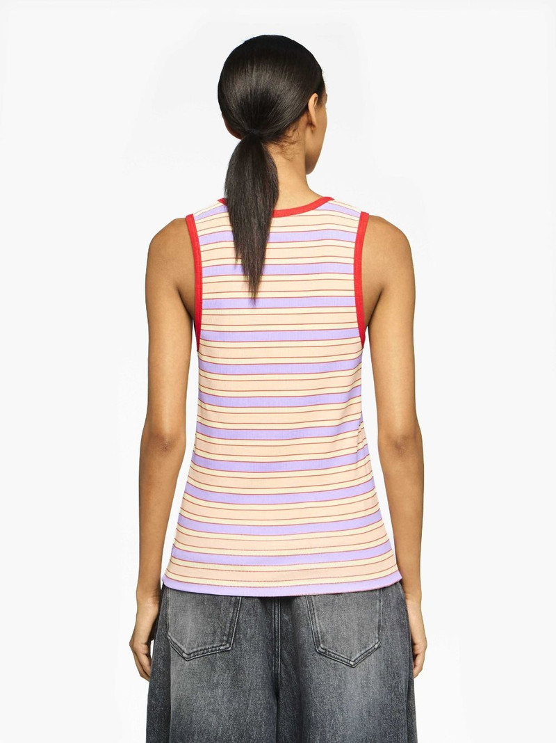 CONTRAST TRIM STRIPED VEST 3
