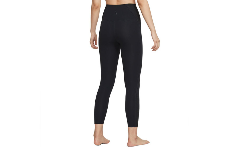 Nike (WMNS) Nike Dri-FIT Infinalon 7/8 Training Sports Quick Dry High Waist Gym Pants/Trousers/Joggers Bl outlook